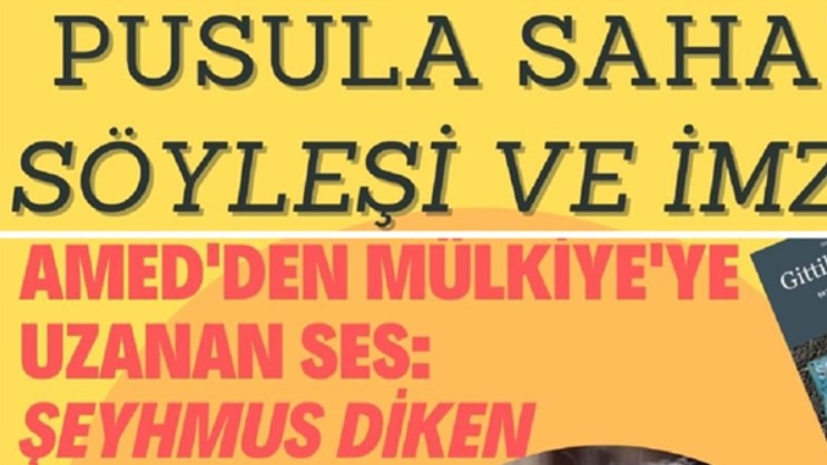 Yazarımız Şeyhmus Diken’in söyleşi ve imza günü